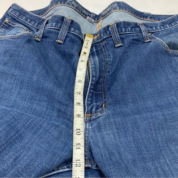 Carhartt Mens Jeans Relaxed Fit Denim Blue Size 44X32 - Picture 11 of 13